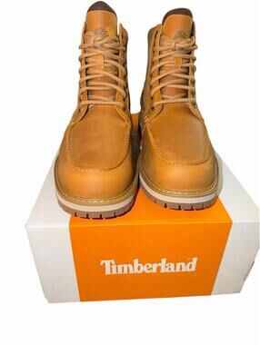 Mens Timberland Britton Road Wheat Full Grain Boots SZ 7.5